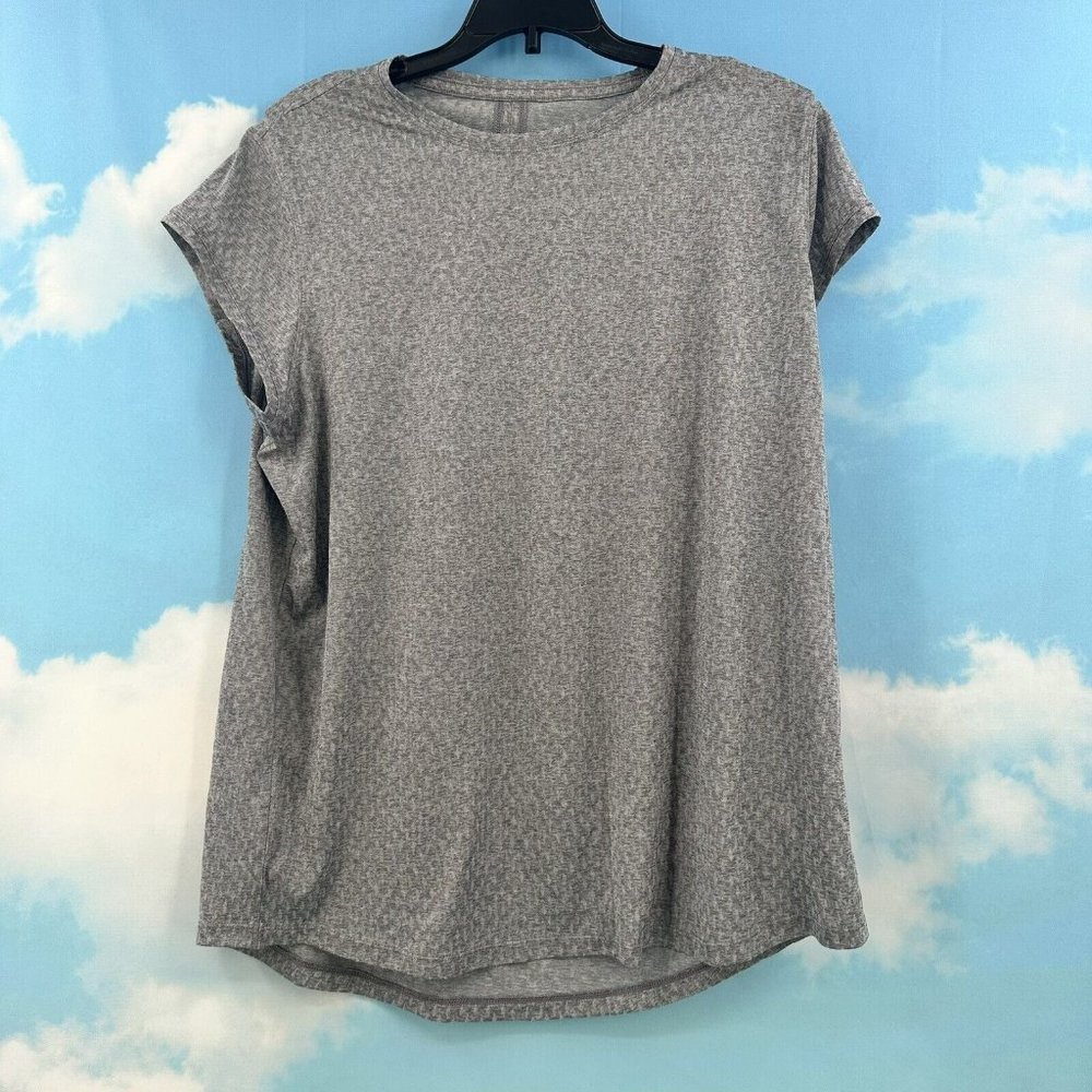 Patagonia Womens Ridge Flow Tank Top XL Gray Cutout Back